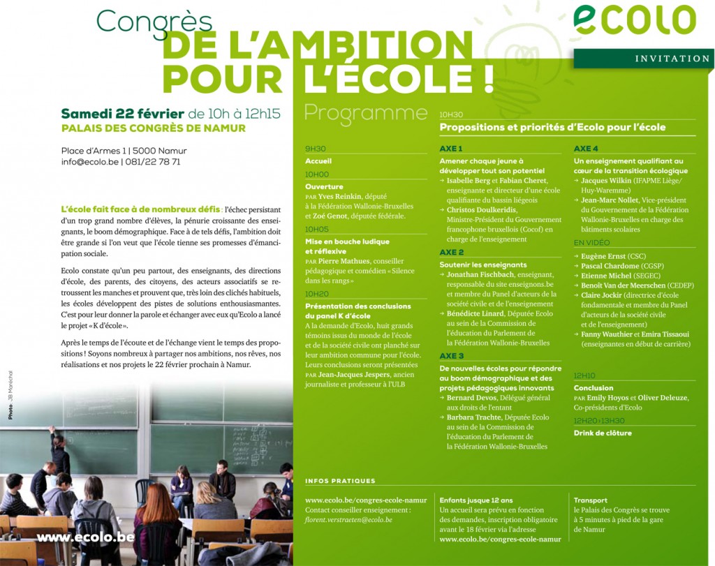 20140211 Congrès ecole